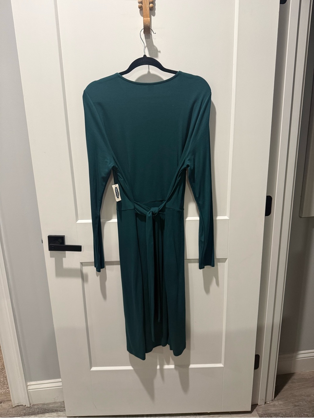 Teal Old Navy Dress With Attached Tie Emerald Green